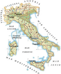 Mapa Italia